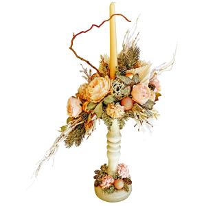 Коледен свещник - Декорация с уникален дизайн
