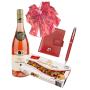 Document case and Pen Pierre Cardin, Wine and Candy