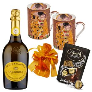 Мъгове за кафе „Целувката“- луксозен подаръчен комплект