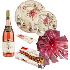 Porcelain service for cake, wine, candy - Gift for a hostess