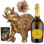 Figurine gift, wine and candy set Figurine gift, wine and candy set