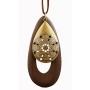 Дървена висулка - Елипса