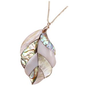 Висулка естествен седеф - Листо