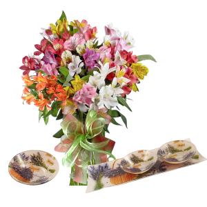 Зое # 11 - Луксозни кухненски аксесоари и букет от алстромерия