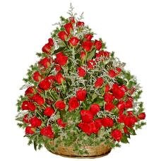 Кошница 101 червени рози - Касандра