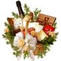 Елегантна кошница с бонбони Lindt и вино – прекрасен сватбен подарък Елегантна кошница с бонбони Lindt и вино – прекрасен сватбен подарък