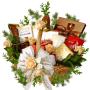 Кошница с лакомства и бонбони Lindt – сватбен подарък 